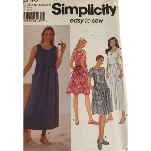 McCalls & Simplicity Dress Sewing Patterns Bundle Women’s Sizes Multiple Options - Picture 11 of 12